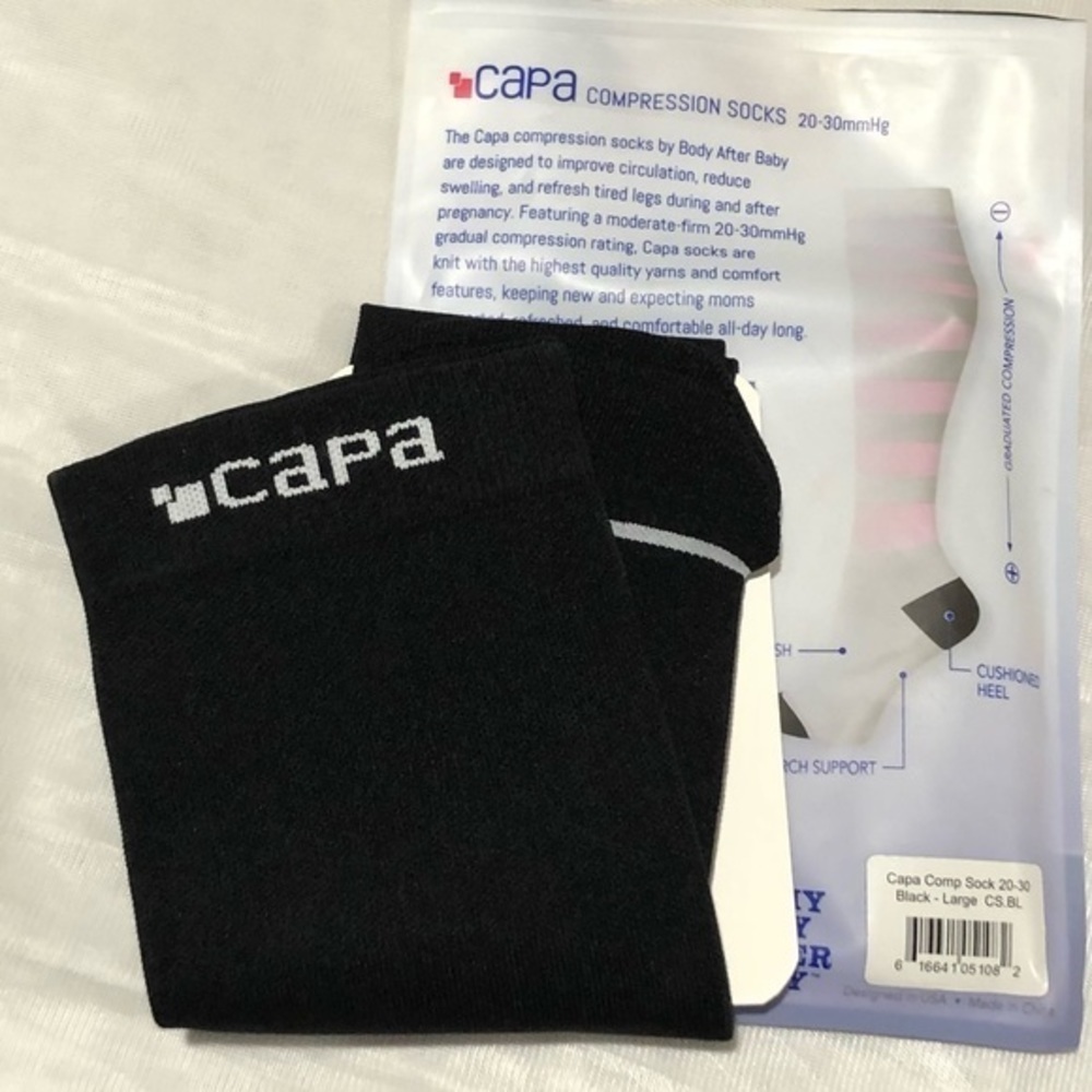 Capa Black Compression Socks - Picture 2 of 6